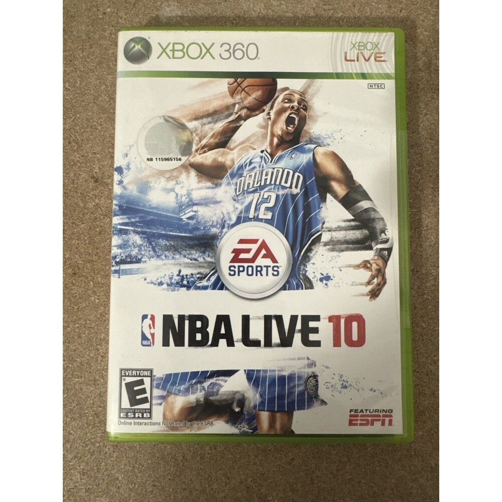 EA Sports NBA Live 10 CIB | Xbox 360 Basketball Game with manual